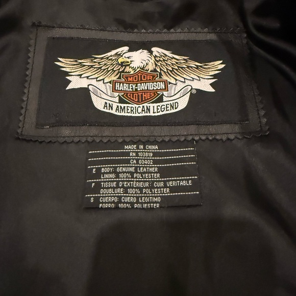 Harley-Davidson Women's Leather Jacket - Picture 4 of 12